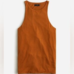 J. Crew FormKnit high-neck cutaway tank top, Size 2x, Brown NWT (JC91)